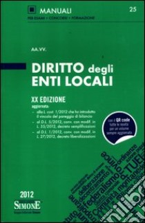 Diritto degli enti locali libro