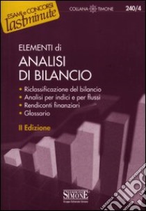 Elementi di analisi di bilancio libro di Battagli A. (cur.)