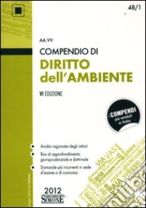 Compendio di diritto dell'ambiente libro