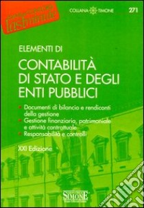 Elementi di contabilità di Stato e degli enti pubblici libro