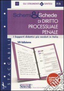 Schemi & schede di diritto processuale penale libro