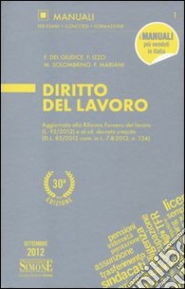 Diritto del lavoro libro