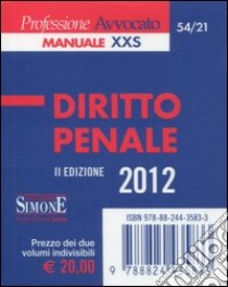 Diritto penale-Diritto civile libro