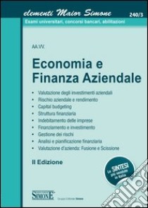 Economia e finanza aziendale libro