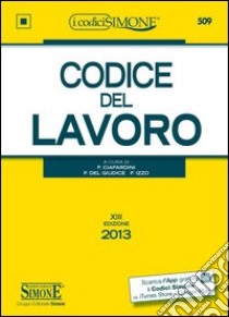 Codice del lavoro libro