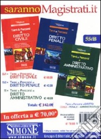 Temi & percorsi di diritto civile 2008-Temi & percorsi di diritto amministrativo 2008-Temi & percorsi di diritto penale 2008 libro