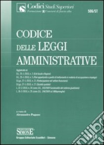 Codice delle leggi amministrative libro