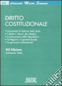 Diritto costituzionale libro