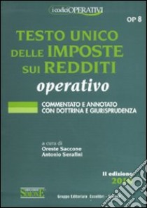 Testo unico delle imposte sui redditi operativo libro