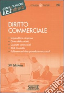 Elementi di diritto commerciale libro