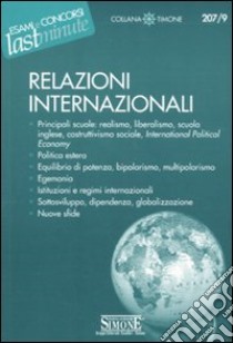 Relazioni internazionali libro di Cammilli G. (cur.)