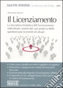 Il licenziamento libro di Marano Alessandra