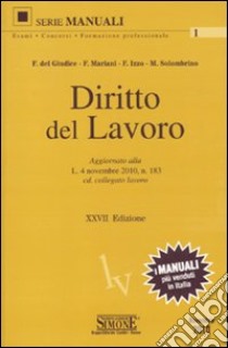 Diritto del lavoro libro