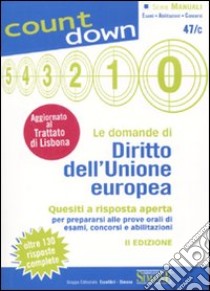 Le domande di diritto dell'Unione Europea libro