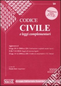 Codice civile. Leggi complementari libro di Izzo F. (cur.)