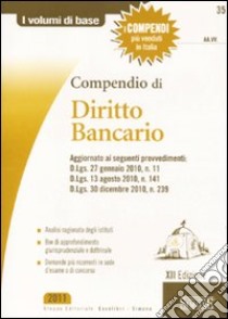 Compendio di diritto bancario libro