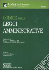 Codice delle leggi amministrative libro