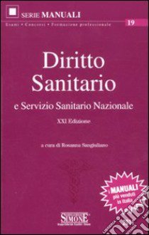 Diritto sanitario e Servizio sanitario nazionale libro