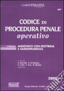 Codice di procedura penale operativo libro