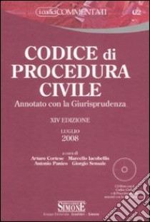 Codice di procedura civile. Annotato con la giurisprudenza. Con CD-ROM libro