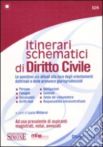 Itinerari schematici di diritto civile. Le questioni più attuali alla luce degli orientamenti dottrinali e delle pronunce giurisprudenziali libro di Militerni L. (cur.)