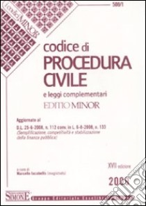 Codice di procedura civile e leggi complementari. Ediz. minore libro