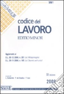 Codice del lavoro libro