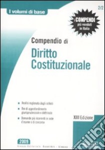 Compendio di diritto costituzionale libro