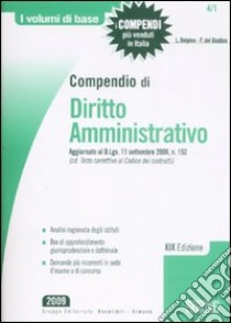 Compendio di diritto amministrativo libro di Delfino Luigi - Del Giudice Federico