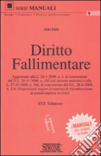 Diritto fallimentare libro di Fiale Aldo