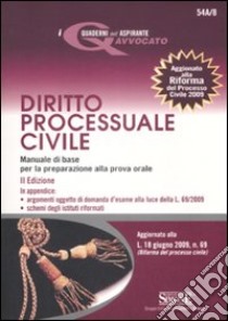 Diritto processuale civile libro di Dittrich L. (cur.)