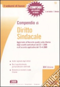 Compendio di diritto sindacale libro