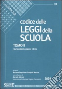 Codice delle leggi della scuola libro