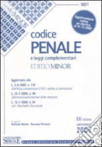 Codice penale e leggi complementari. Ediz. minore libro