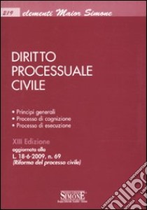 Diritto processuale civile libro