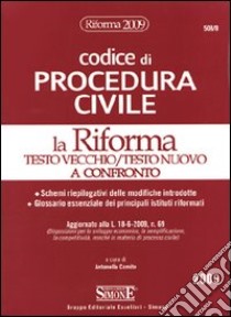 Compendio di diritto processuale civile-Codice di procedura civile libro