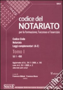 Codice del notariato libro