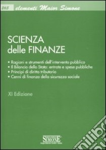 Scienza delle finanze libro