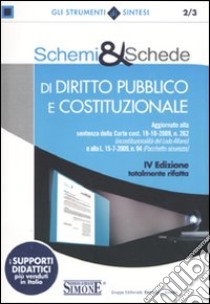 Schemi & schede di diritto pubblico e costituzionale libro