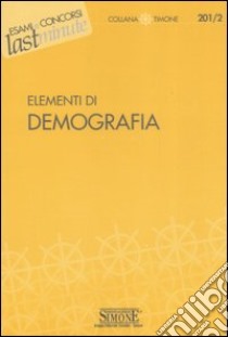 Elementi di demografia libro