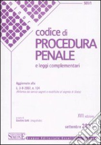 Codice di procedura penale e leggi complementari libro di Gatti G. (cur.)