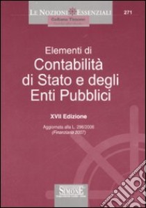 Elementi di contabilità di Stato e degli enti pubblici libro