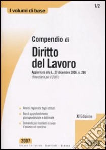 Compendio di diritto del lavoro libro