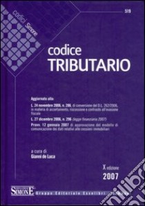 Codice tributario libro di De Luca G. (cur.)