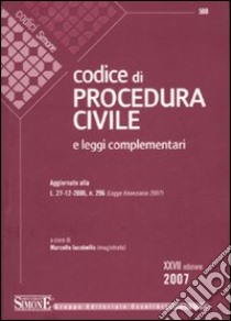 Codice di procedura civile. Leggi complementari libro di Iacobellis M. (cur.)