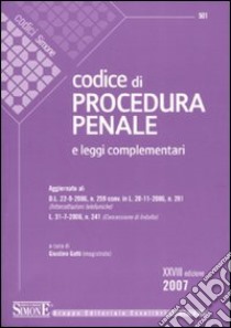 Codice di procedura penale e leggi complementari libro di Gatti G. (cur.)