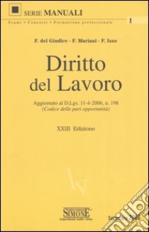 Diritto del lavoro libro