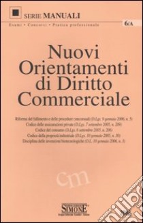 Nuovi orientamenti di diritto commerciale libro