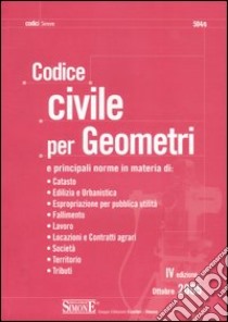 Codice civile per geometri libro