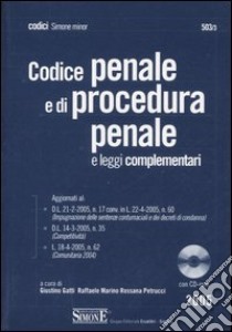 Codice penale e di procedura penale e leggi complementari. Con CD-ROM libro